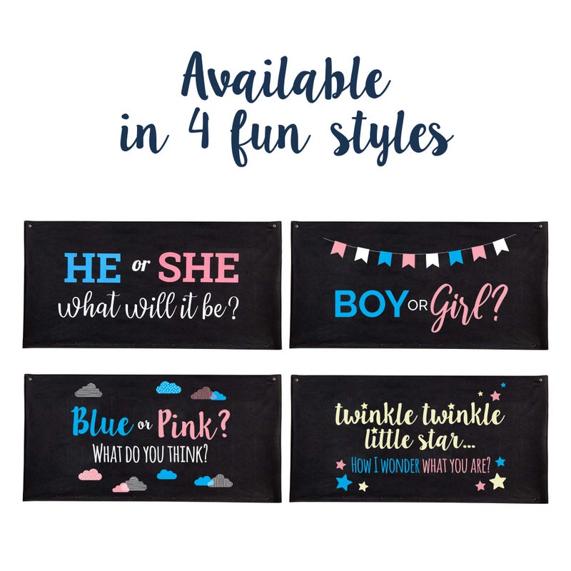 Pop Fizz Designs Gender Reveal Balloon Drop Bag | Twinkle, Twinkle Little Star - Image 5